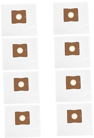 8St Staubbeutel für Staubsauger Filterbeutel aus Vlies Taschen ersatz Auto heckwischer Aufkleber vacc Müllbeutel Vakuum-Müllsack Staubsaugerbeutel Zubehör Schmelzgeblasen Weiß