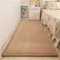 ZIKGER korallen Samtmatte,Kinder Spielmatte Weich Teppiche Tatami for Schlafzimmer, Yogamatte und Übungsauflage geeignet- beige-100 * 150cm