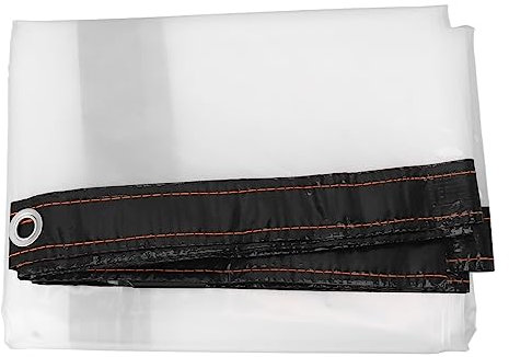 Glomora Transparente Polyplane, regenfestes Abdecktuch für den Garten, Kälteisolierung und Pflanzenschutz, 3 x 2,5 m