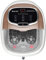 COSTWAY Bañera para Pies 500W Masajeador de Baños para Pies Eléctrico Temporizador de 10-60 Minutos / 35-48 ℃ con Rodillo de Masaje (Marrón)