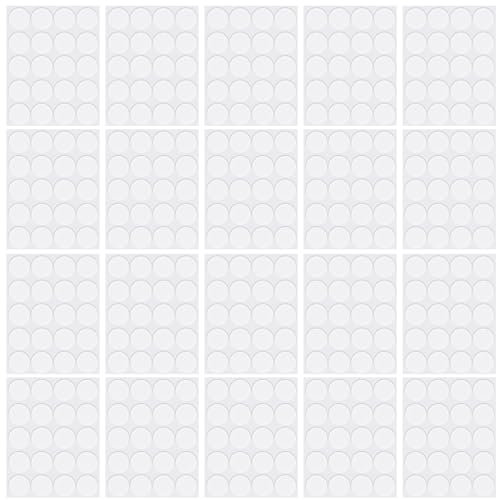 400 Stück Kerzendocht Aufkleber, Klebepunkte Doppelseitig für Kerzen, 20mm Doppelseitige Aufkleber für die Kerzenherstellung Basteln
