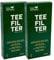 teeverliebt - 2 Packungen Teefilter aus Papier für losen Tee á 80 Stück I Größe L I Teebeutel zum Selbstbefüllen I Teesackerl I Einweg Teebeutel