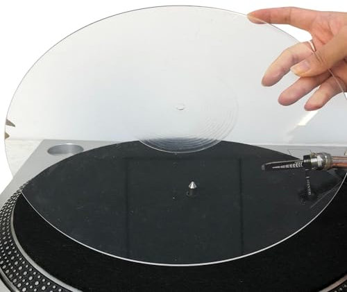M MSDEE Turntable Slipmat for Vinyl LP Record Player 12 Acrylic Slipmat, Anti Static Mats Turntable, Improve Bass and Sound Quality, Anti Vibration Platter Mat, DJ Slipmats