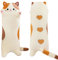 AMOZO Katzen Kuscheltiere süße Lange Katzen Plüschtiere, Niedliche Weiche Katze Stofftiere Plüsch Kissen Spielzeug für Mädchen und Kinder, 1PCS, 70cm/Neu Beige