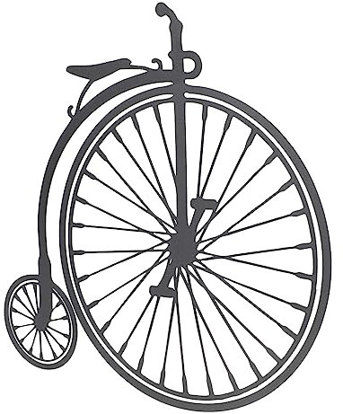 Cabilock Wandornament Aus Metall Zum Basteln Hängendes Retro-fahrrad-dekor Für Innenbereich Wanddekoration Als Kunst-wandornament Metall-wanddekor Mit Einfacher Struktur