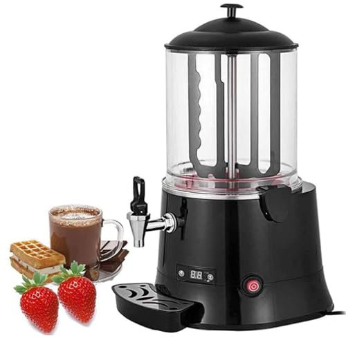 Machine commerciale de distribution de chocolat chaud 10L, fontaine à chocolat, machine électrique de fabrication de boissons au chocolat, machine de trempe de chocolat à réglage 30~90 ℃