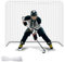 Hockeynetz 137,2 cm 182,9 cm Ersatztor Ersatz Hockeynetz Tor für Outdoor-Sportarten Straße, einfach anzubringen, offizielle Größe, weiß mit Seil (137,2 cm)