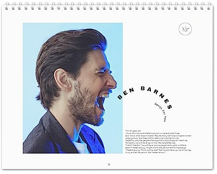 Ben Barnes Vol.1-2027 Wall Calendar
