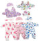 SOPOTUTU 5 Sätze Puppenkleidung Babypuppe und Zubehör Mini-Puppen Puppenzubehör-Spielset realistische Babypuppensachen Kleidung für Babypuppenjungen Babypuppen -Outfits Stoff