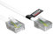 rhinocables ADSL RJ11 High-Speed Telephone & Internet Cable | Universal Compatibility for BT, Modem, Router, Landline & Broadband | Durable Copper Core for Optimal Signal (2m,White,Pack of 1)