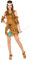 tectake dressforfun Damenkostüm sexy Indianerin | Kleid + wundervolles Haarband und Oberarmstulpen (XXL | Nr. 300553)
