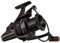 Mitchell Full Runner MX6 Big Pit Rolle – Freilaufrolle für Karpfen und Waller mit Baitrunner System, 5 Kugellagern und Holzkubelgriff