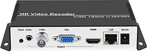 URayCoder H.265 H.264 IP Video Decoder HDMI VGA CVBS Video Audio Streaming Decoder RTMP HLS RTSP UDP SRT Decoder H.265 H.264 zur Dekodierung von Video-Encoder und IP-Kamera usw