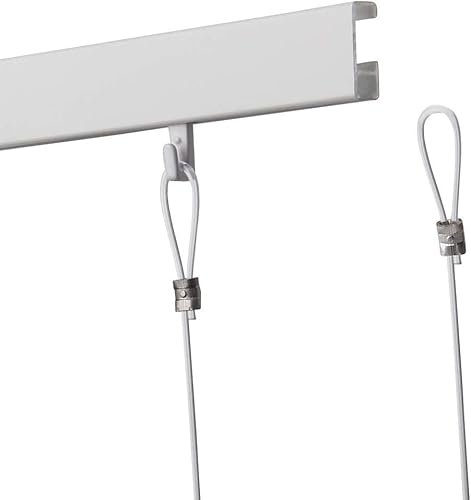 SOFT-RAIL® 10 St. Perlonseile 2,00 m, mit Schlaufe, Ø 2,0 mm, für Galerieschienen