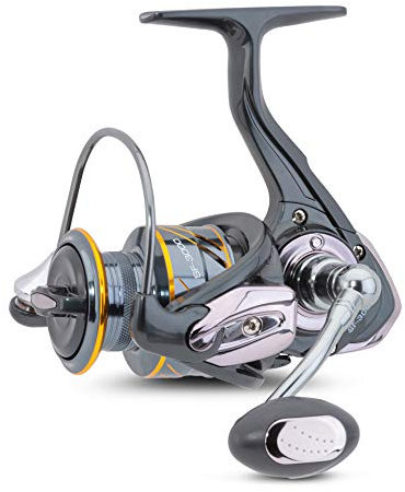 Specitec Unisex – Erwachsene 10C4039507251185C10 Ultra TEC Gold 2500 Spinnrolle/Stationärrolle von Sänger zum Spinnfischen, Bunt, Normal