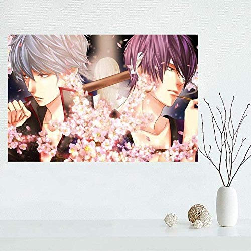 ZZMMUW Puzzle Puzzles 1000 Stück Holzpuzzles Puzzlespielzeug Puzzles für Erwachsene Bild-Animation Gintama