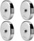 4 Pieces 4kg Weight Plates for 25kg Steel Dumbbells (4×4kg)