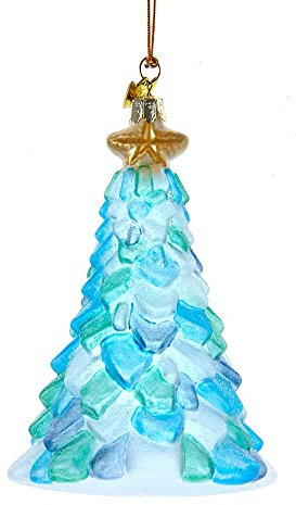 Noble Gems™ Christbaumschmuck aus Glas, 12,7 cm