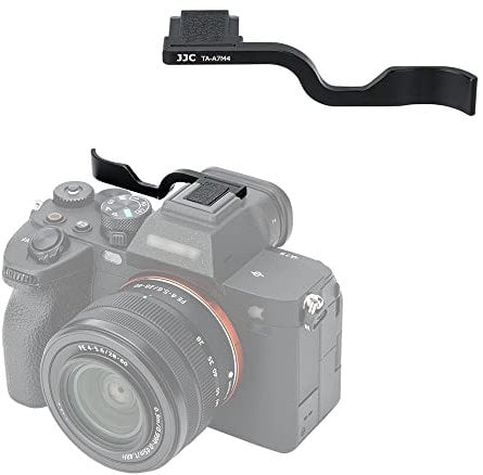 JJC Kamera-Griff aus Metall für Sony A7 IV, Alpha 7 IV Hot Shoe Mount, Daumenhalterung, verbesserter Griff