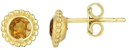 14 Karat Gelbgold, polierte Popcorn-Ohrringe mit Druckverschluss, Schmuck für Damen, One Size, Metall Gelbgold Goldfarben Metall Gelbgold, Kein Edelstein