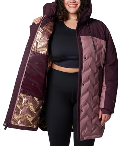 Columbia Mountain Croo Iii Mid Daunenjacke für Damen, Fig/Moonvista, XS