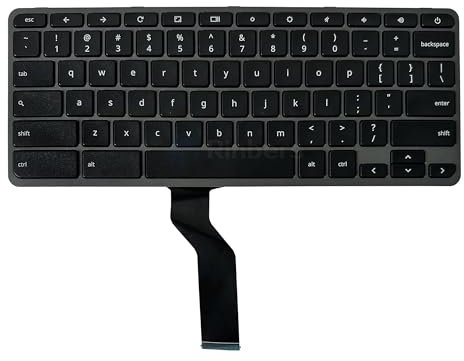 Rinbers Laptop US Keyboard for Acer Chromebook 311 C721 CB311-10H 512 C851 C851T CB512 Keyboard Replacement NK.I111S.077 NK.I111S.0AC