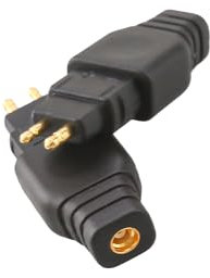 Tirstrup MMCX Buchse auf HD650 Stecker Kabeladapter Adapter Funktioniert für Sennheiser HD414 HD650 HD600 HD580 HD565 HD545 HD535 HD525 HD265 HD25 Kopfhöreranschluss (mmcx auf HD650)