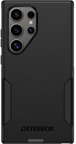 OtterBox Funda para Samsung Galaxy S24 Ultra Commuter Series, Color Negro, Delgada y Resistente, fácil de Usar, con protección de Puerto