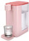Instant Water Dispenser Instant Hot Portable Mini Direct Drinking Heating All-in-One Desktop Purifying Drinking Water Dispenser White Blue Green Pink (Color : Pink)