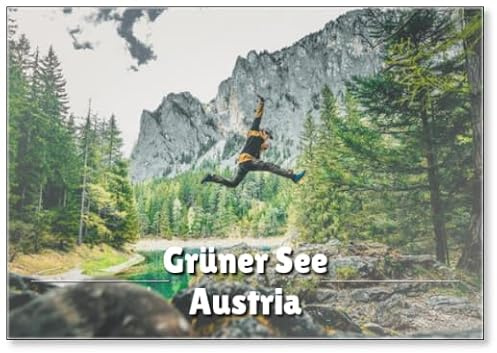 Grüner See, Österreich, Österreich, Kühlschrankmagnet