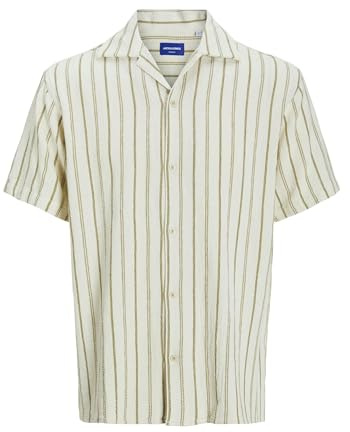Jack & Jones Herren Jorcoba Stripe Resort Shirt Ss Sn Jorcoba Stripe Resort Shirt Ss Sn (1er Pack)