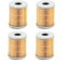 DOFABI For filtro carburante UF-10K gruppo separatore acqua olio motore fuoribordo motore benzina serbatoio carburante Elemento filtro carburante motore barca(4 PCS FILTER)
