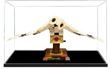 Acryl-Vitrine für Lego Harry Potter Hedwig 75979 – Schaufenster, schützen und dekorieren, Modell mit staubdichter Aufbewahrung für Sammlerstücke, Geschenke (3 mm, transparent)