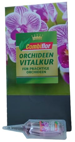 Combiflor Orchideen Vitalkur 30 x 30ml gebrauchsfertige Nährlösung, Orchideendünger für prächtige Orchideen, Dünger Zierpflanzen