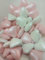 Confetti al Cioccolato forma Cuore rosa e bianco effetto perlato