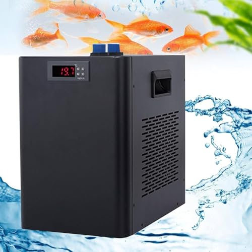 YANGYMM Aquarium Wasser KüHler KüHler 160L/300L/500L Marine Tank KüHler Wasser KüHlung Maschine Geeignet Aquarium, für Riff Korallen Quallen Garnelen Wasserpflanzen,160L