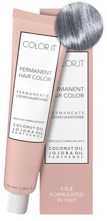 COLOR.IT by BM - Permanente Haarfarbe in Salonqualität, 100ml (10.111 Hell Lichtblond Asch Extra, 1er Pack)