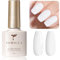 TOMICCA UV Nagellack, Weiß Gel Nagellack UV/LED Soak-Off Gel Nail Polish Geeignet für Anfänger Nail Art Salon DIY Home, 8ML