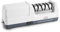 Lacor - 69432 - Affilacoltelli Drei, Elettrico 18 W, 3 Stadi, con Dischi Diamantati, Per Coltelli in Acciaio e Ceramica, Base Antiscivolo e Magnetica, 2800 giri/min, Misure 26,5x10,7 cm