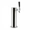 HWJFDC Tireuse à Bière Robinet à Robinet Unique en Acier Inoxydable, Tour de bière chromée à tête Unique, Colonne de vin for Bar Kegerator à Usage Domestique