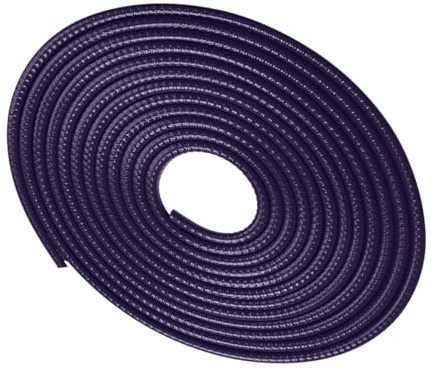 NOLITOY Striscia Protezione Portiera Auto U Shape in Pvc e Ferro, Duratura e Resistente al Sole, Anti Graffio per Porte Auto, 10m Porpora per Uso Esterno