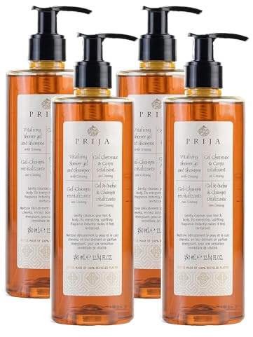 thehotelery.de Prija Haut & Haarshampoo vitalisierend mit Ginseng 380 ml Hair & Body Duschgel (4)