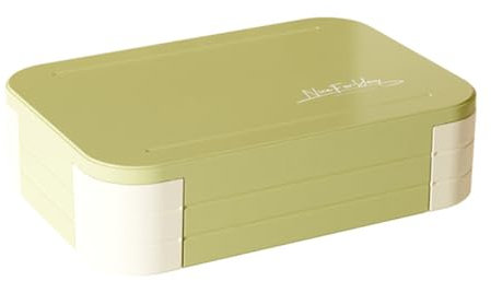 KAHDGSS Bentos Boîte à déjeuner hermétique de grande capacité pour adulte Vert menthe Passe au micro-ondes et au lave-vaisselle