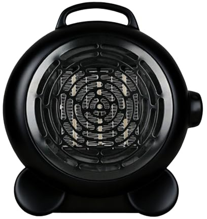 Ventilador de calentador compacto estufa eléctrica silenciosa | Pequeño dispositivo de calefacción escritorio dormitorio dormitorio baño | Cotón EU 220V Ligero ligero para transportar calefacción segu