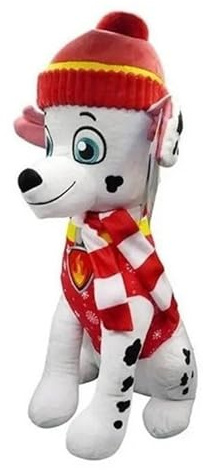 Paw Patrol Plüschtier XL 50 cm sitzend – Offiziell lizenziert – Skye, Marshall, Chase (Marshall)