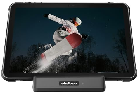 Ulefone RugKing Pad Tablets Desk Charging Dock Wireless Charging Station | 2-1 Phone Charger Stand, Phone Holder for Home and Office Stand