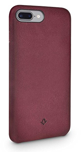 Twelve South Relaxed Leather Hülle, marsala | Handgefertigter lederüberzogener Klip, für iPhone 8 Plus & iPhone 7 Plus