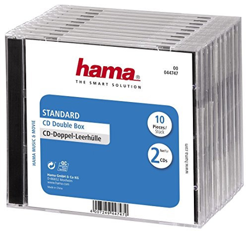 Hama - Cajas de CD estándar (10 unidades)