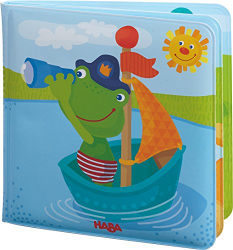 HABA 302634 Badebuch Kapitän Frosch 2, Kleinkindspielzeug