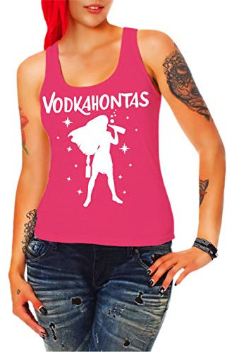 Spaß Kostet Frauen und Damen Trägershirt Vodkahontas Größe XS - XL